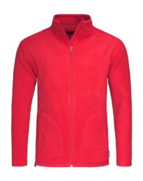 Чоловіча флісова кофта ACTIVE FLEECE JACKET MAN червона