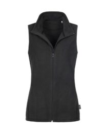 Жілетка флісова жіноча Stedman ACTIVE FLEECE VEST WOMEN чорна