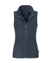 Флісова жіноча жилетка Stedman ACTIVE FLEECE VEST WOMEN темно-синя