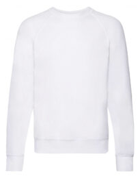 Свитшот облегченный унисекс FOL Lightweight Raglan Sweat белый