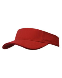 Козырек от солнца COTTON VISOR красный