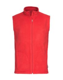 Флісова жилетка чоловіча Stedman ACTIVE FLEECE VEST MAN червона