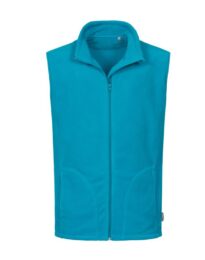 Флісова жилетка чоловіча Stedman ACTIVE FLEECE VEST MAN блакитна