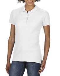 Футболка поло женская PREMIUM Cotton 223 белая