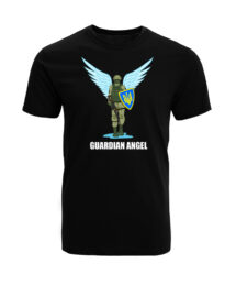 Футболка чоловіча GUARDIAN ANGEL чорна