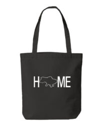 Еко сумка з саржі, розмір 38х40х7см чорна Home