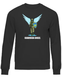 Свитшот унисекс GUARDIAN ANGEL черная
