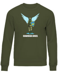 Свитшот унисекс GUARDIAN ANGEL хаки