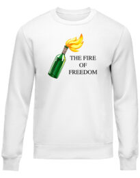 Свитшот унисекс Freedom белая