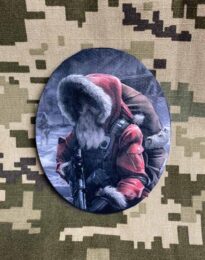 Шеврон “Зима близько” на липучці, 7×9 см